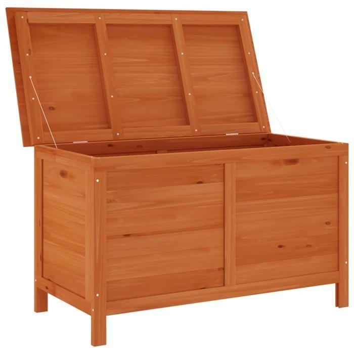 VidaXL Boîte de Rangement de Jardin, Coffre à Jouets, Meuble de Rangement, Organisateur de Terrasse Cour Patio Extérieur, 364755