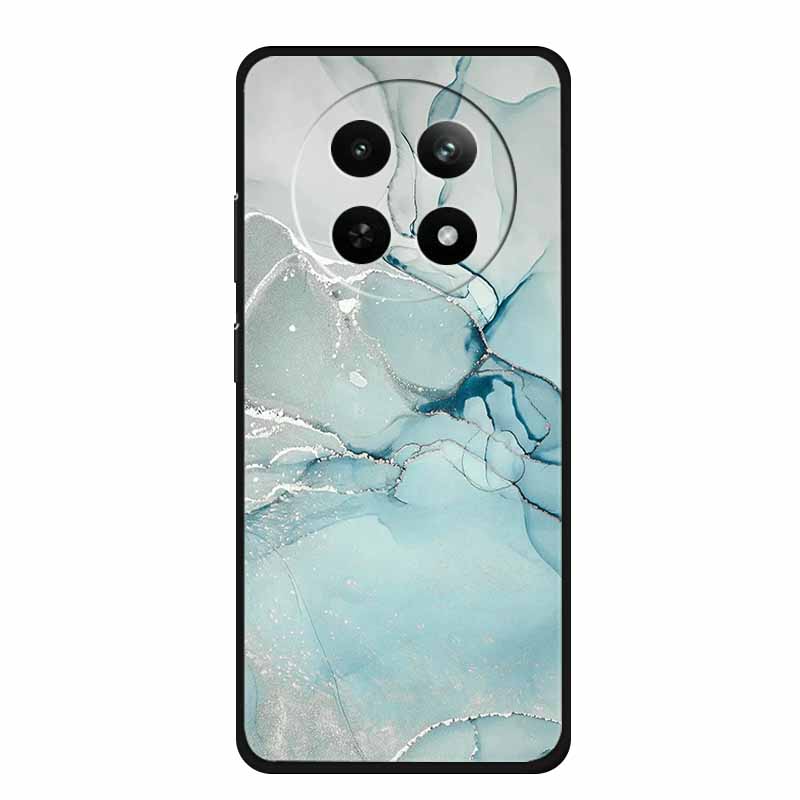 Case For Realme 13 Plus Marble TPU Soft Silicone Back Cover For Realme 13+ Cases Protective Mica Painted Colorful Bumper Capa