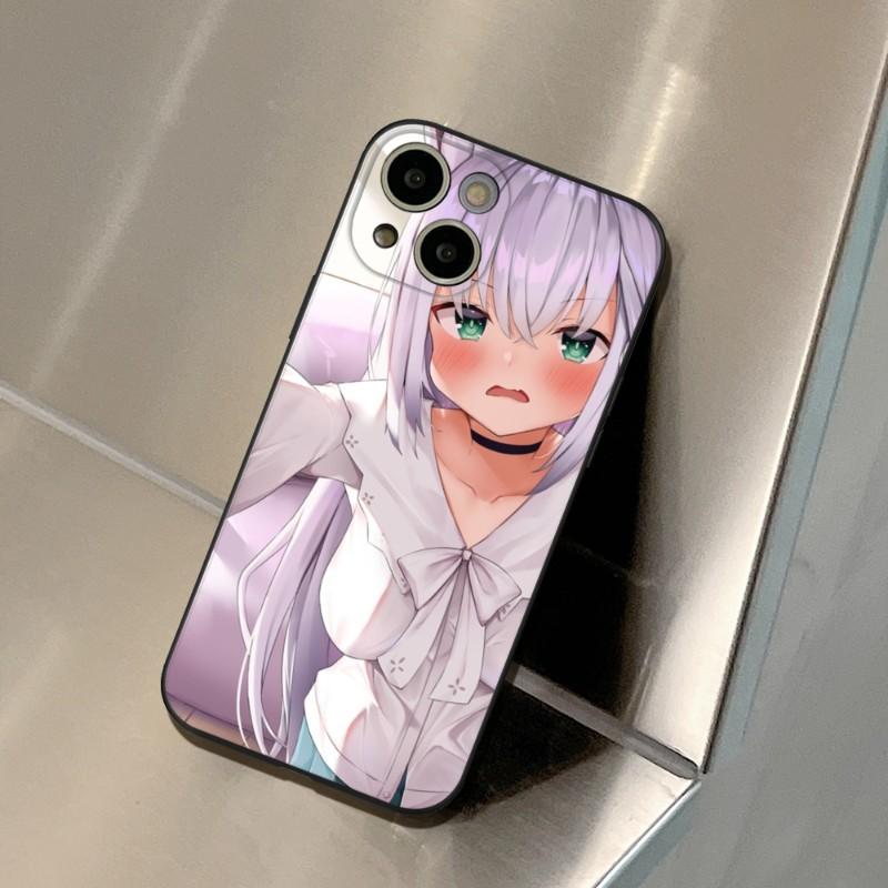 Nekomata Okayu HOLOLIVE Phone Case FOR IPhone 14 13 11 12 Pro 8 7 Plus X 13 Pro MAX XR XS MINI SE 2020 Black Covers