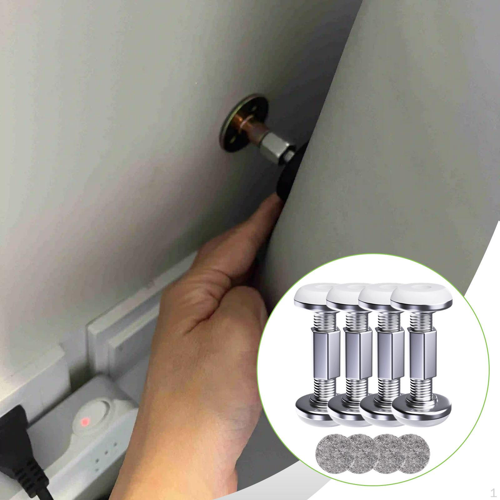 

4 шт. Резьбовые аксессуары для каркаса кровати с регулируемой высотой, стопор изголовья с защитой от инструмента для комнаты 75mm to 93mm Adjust