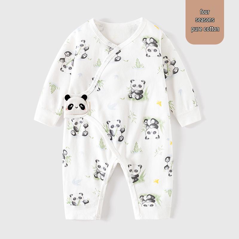 

Унисекс Боди с длинным рукавом из хлопка для младенцев - Четырехсезонный гаремный цельный наряд. Size 59