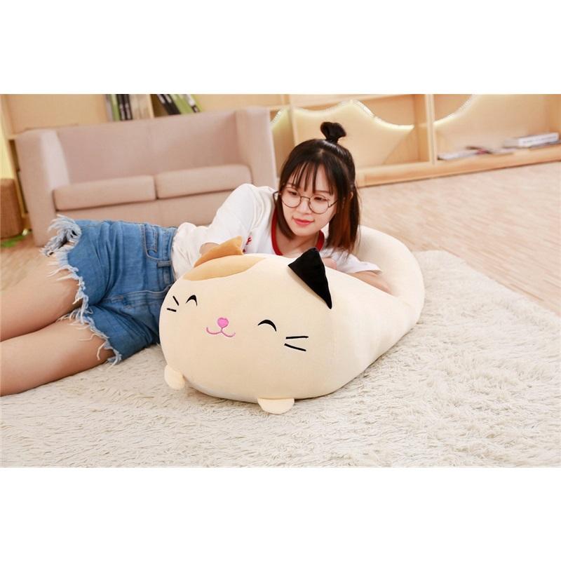 Corner&Falling&Down Cotton Animal Shiba Inu Cat Pig Sleeping Long Pillow Soft Plush Pillow