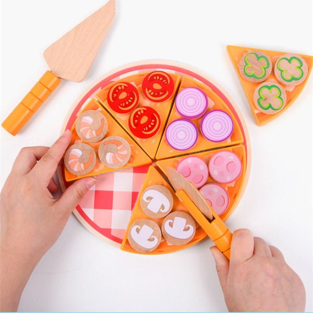 Simulation Dramatic Food Pizza Toys Interactive Cookie Play Food Set  House Kitchen Toys