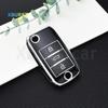 TPU Car Flip Key Case Cover Bag Shell Fob Holder for Roewe RX5 MG3 MG5 MG6 MG7 MG ZS GT GS 350 360 750 Protector Accessories