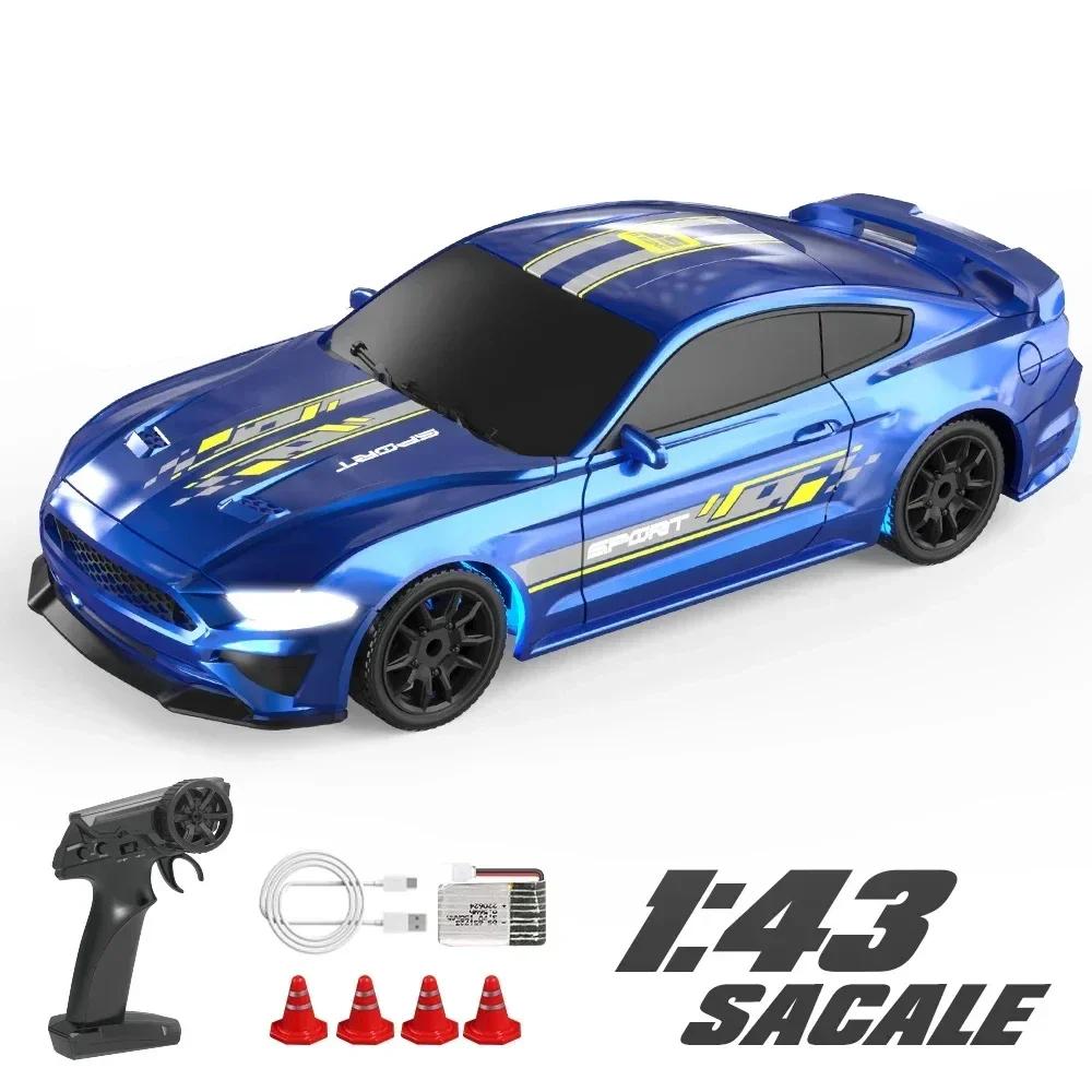 Non-Toxic Rc Drift Vehicle 1/43 4Wd Car 2.4G High Speed 15Km/H Remote Control Mini Racing Cars Model Toys For Children Kids Birthday Gifts