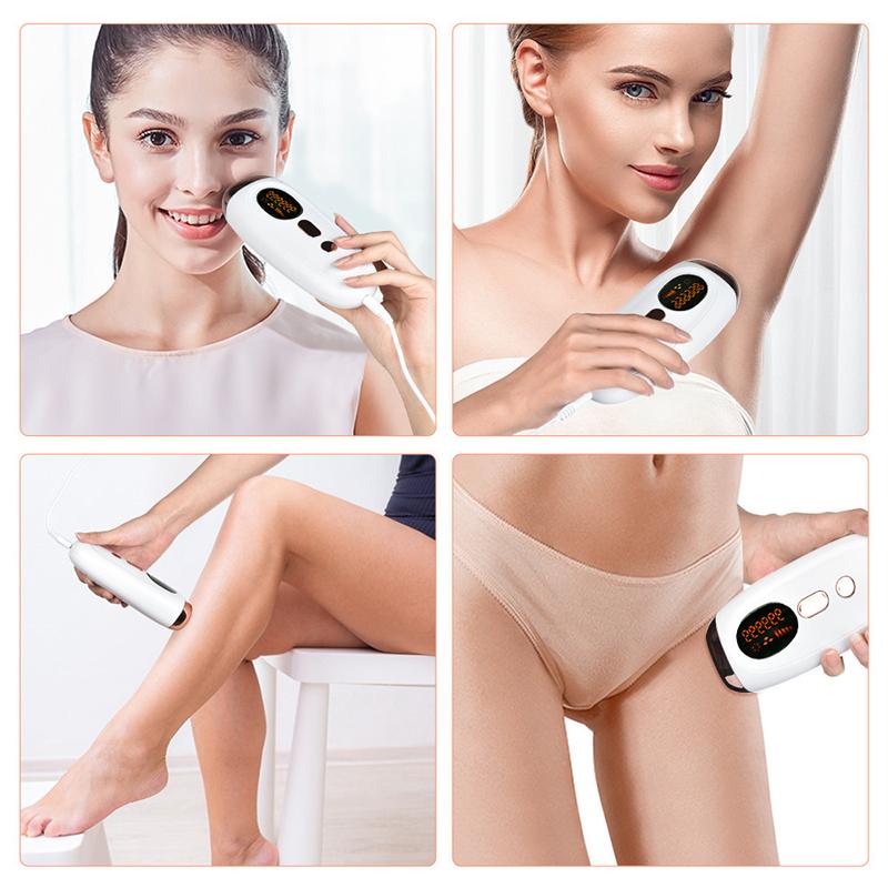 Laser Hair Removal Machine - IPL Laser - Home-use Body Hair Removal Device - Cool and Painless - Women's Hair Removal Tool