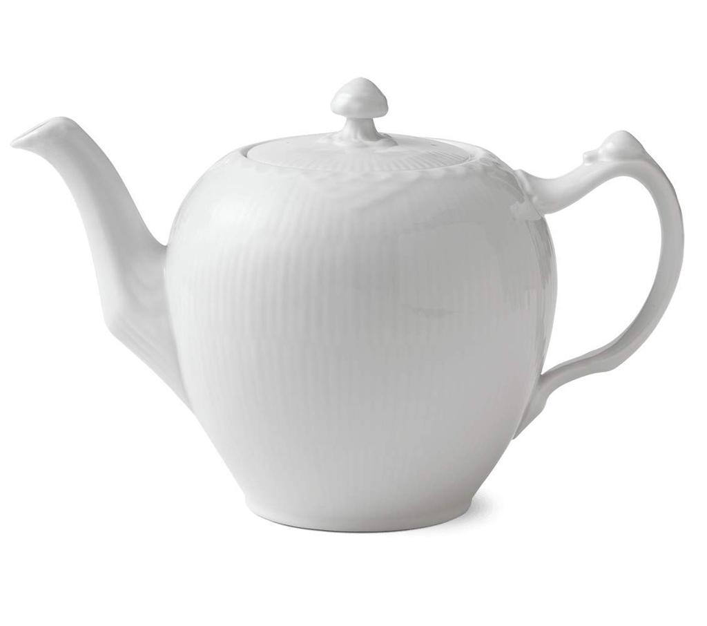 ROYAL COPENHAGEN Teapot, White, 1000ml, 1128141 [Used]