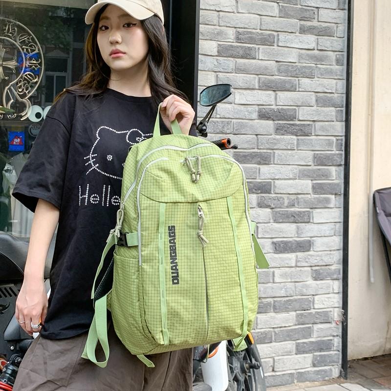 Damen Leichter Rucksack Herren Großer Rucksack Studenten Karorucksack