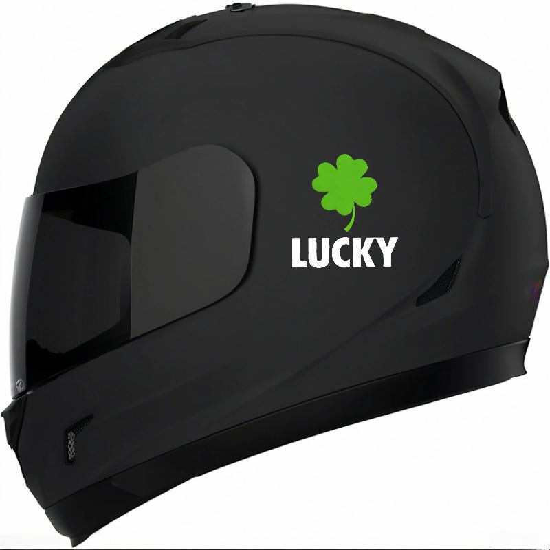2 lucky style car badge stickers, suitable for all car decoration accessories