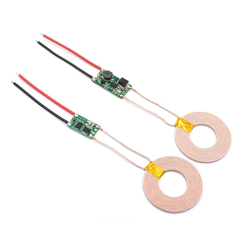 5V 1A/2A power supply wireless charger transmitter receiver terminal circuit board module for DIY phone