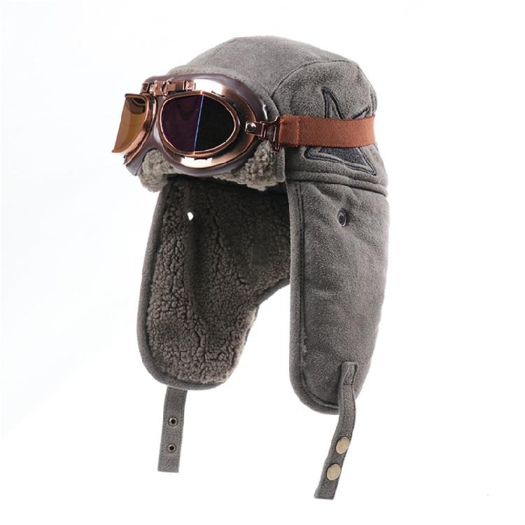 Reversible Winter Hat With Thermals Ear Cover Windproof Goggles Light weight Polyester Materials For Outdoor Lover