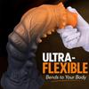 Ultra-Soft Textured Fantasy Anal Plug with Smooth Tapered Tip - Body Safe Silicone Graduated Massager for Unisex Adult Game