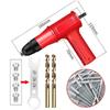 Electric Riveter Guns with Transfer Head Tools Accessories Pneumatic Core-pulling Riveter Electricians Special  Rivet Nut Gun