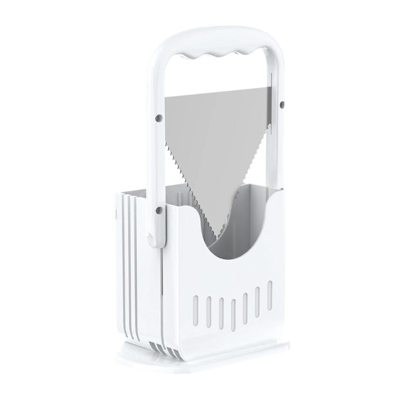 

Высококачественный нож для хлеба с прочной конструкцией из АБС-пластика Лезвие из углеродистой стали Легко и плавно нарезает Можно мыть в посудомоечной машине белый