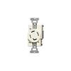 Grounding 3P 30A Flush Mount Outlet WF2430W Milky White