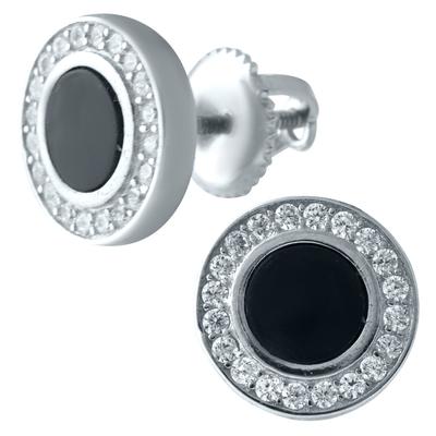 Silver Earrings with Enamel (1913895)