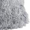 Soft Fur Cushion Cover 43x43cm Cozy Plush Decorative Pillow Cover for Living Room Sofa Decor Pillowcase White Grey Cushion Case