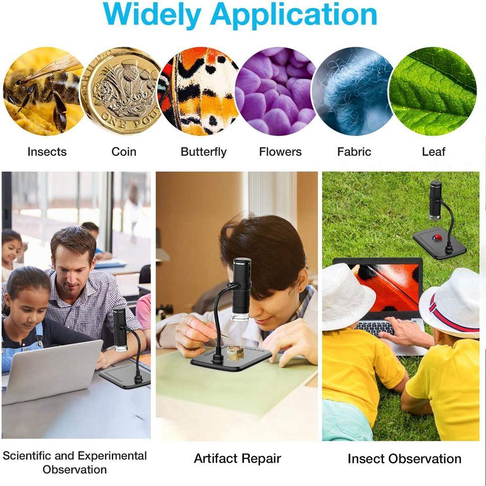 Smartphone Repairing for Jewelry Appreciation Digital Microscope Magnifier Loupe WiFi Microscope