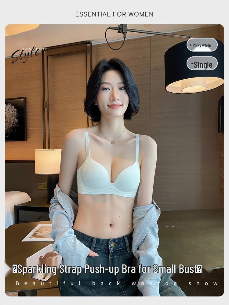 2026 Seamless Red Push-up Bra for Small Bust - Sexy, Soft, Comfortable, Wire-free