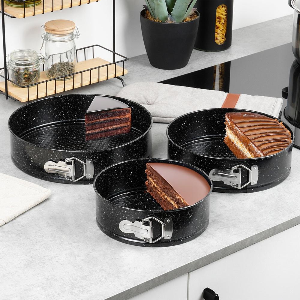 Granite Stretchable Cake Tin 28 / 24 / 20 Cm 3 Pcs.