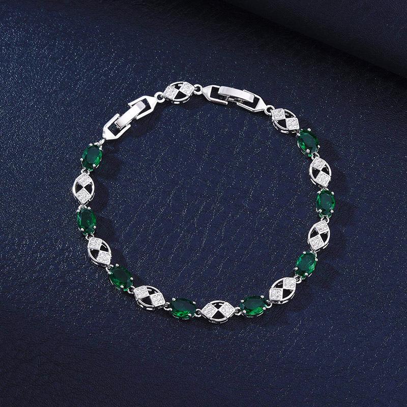 

Браслет из натурального диопсида с высокой чистотой огненных цветов, сверкающий браслет в дворцовом стиле с тонкой инкрустацией для женщин free extension buckle