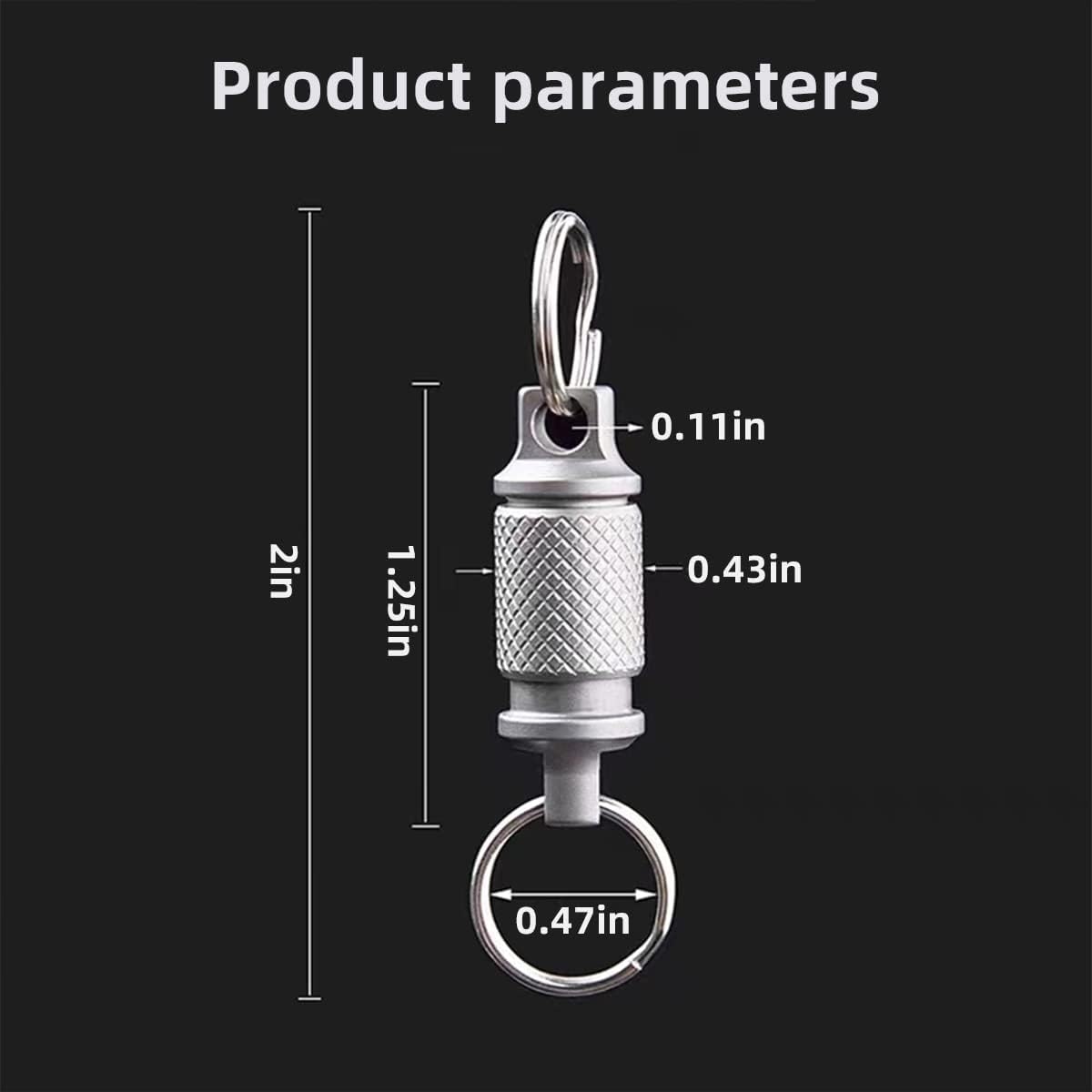 Брелок из титанового сплава — фото 4