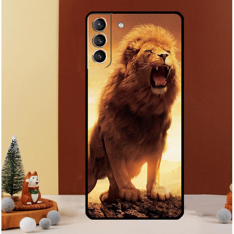 

Roaring Lion Case For Samsung Galaxy S24 S26 Ultra S21 S22 S20 S23 S25 Ultra S10 Plus S25 FE Cover Funda Galaxy S21 FE