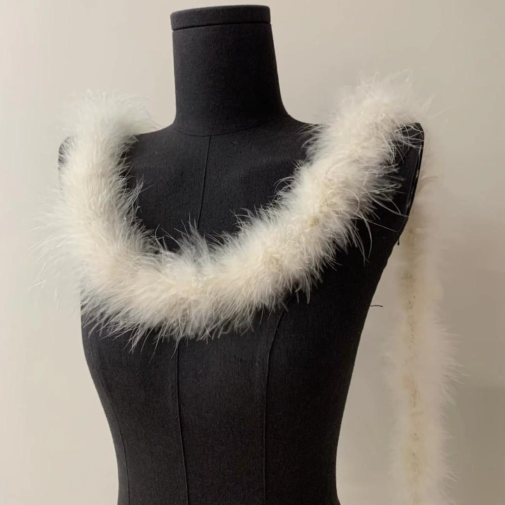 New 2 Meter Decorative Strip Faux Fur DIY Apparel Sewing Fluffy Trim Home Decor Cuff Strip Artificial Fur Decoration