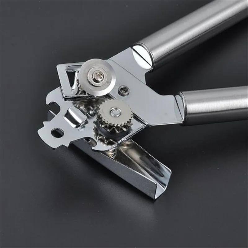 Stainless Steel Professional Tin Manual Can Opener Craft Beer Grip Opener Cans Bottle Opener Kitchen Gadgets Multifunctional