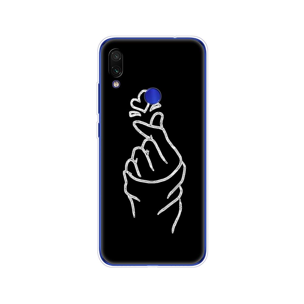 For xiaomi Redmi Note 7 Case Silicone Painting Soft TPU For xiaomi Redmi Note 7 Case 6.3 inch Fundas Coque Redmi NOTE 7 PRO Case