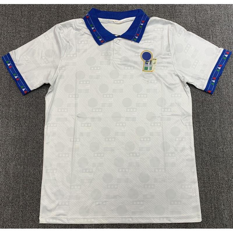 Italian retro jersey football jersey classic nostalgic replica Thai version game training jersey short-sleeved sportswear S