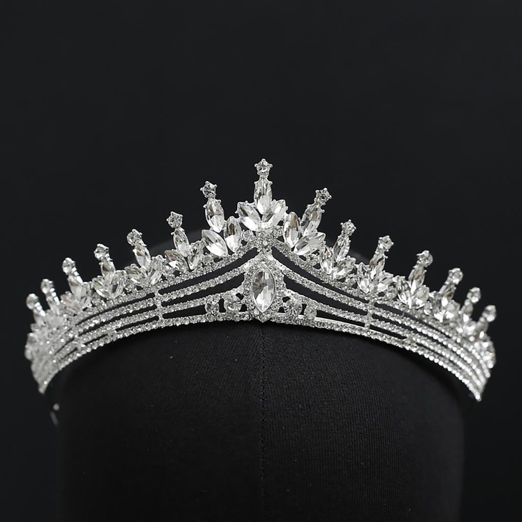 Crown Tiara Bridal High End Rhinestone Crown Luxury Wedding Wedding Dress Crown Birthday Dinner Crown Tiara