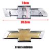 1 Stück 20,3 cm 3D ABS Auto Frontlogo Auto Frontgrill Emblem Fronthaube Aufkleber Styling Zubehör für Chevrolet 11-18 CAPTIVA