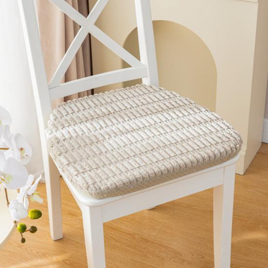 Winter Seat Cushion Stuffed Anti-slip Bottom Quick Rebound Pressure Relief Seat Pad