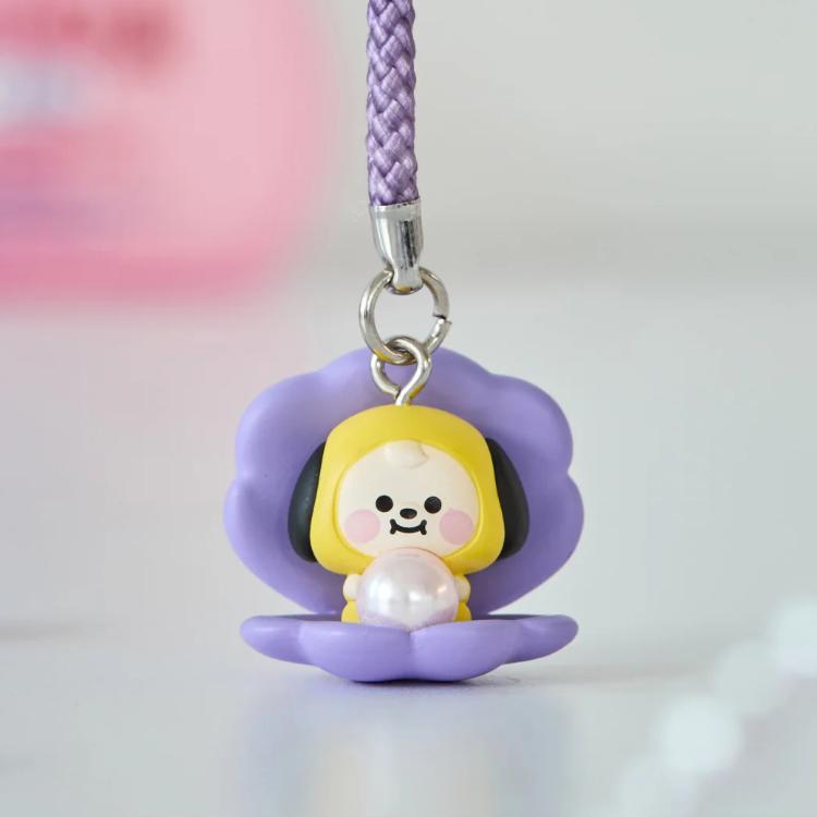 BT21 BABY PEARL Figure Strap (TATA, COOKY, SHOOKY, CHIMMY, MANG, RJ, KOYA) (8 Options)
