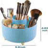 Makeup Brush Holder Organizer 360 Rotate Makeup Organizers Countertop Skincare Storage for Vanity Desktop Bathroom