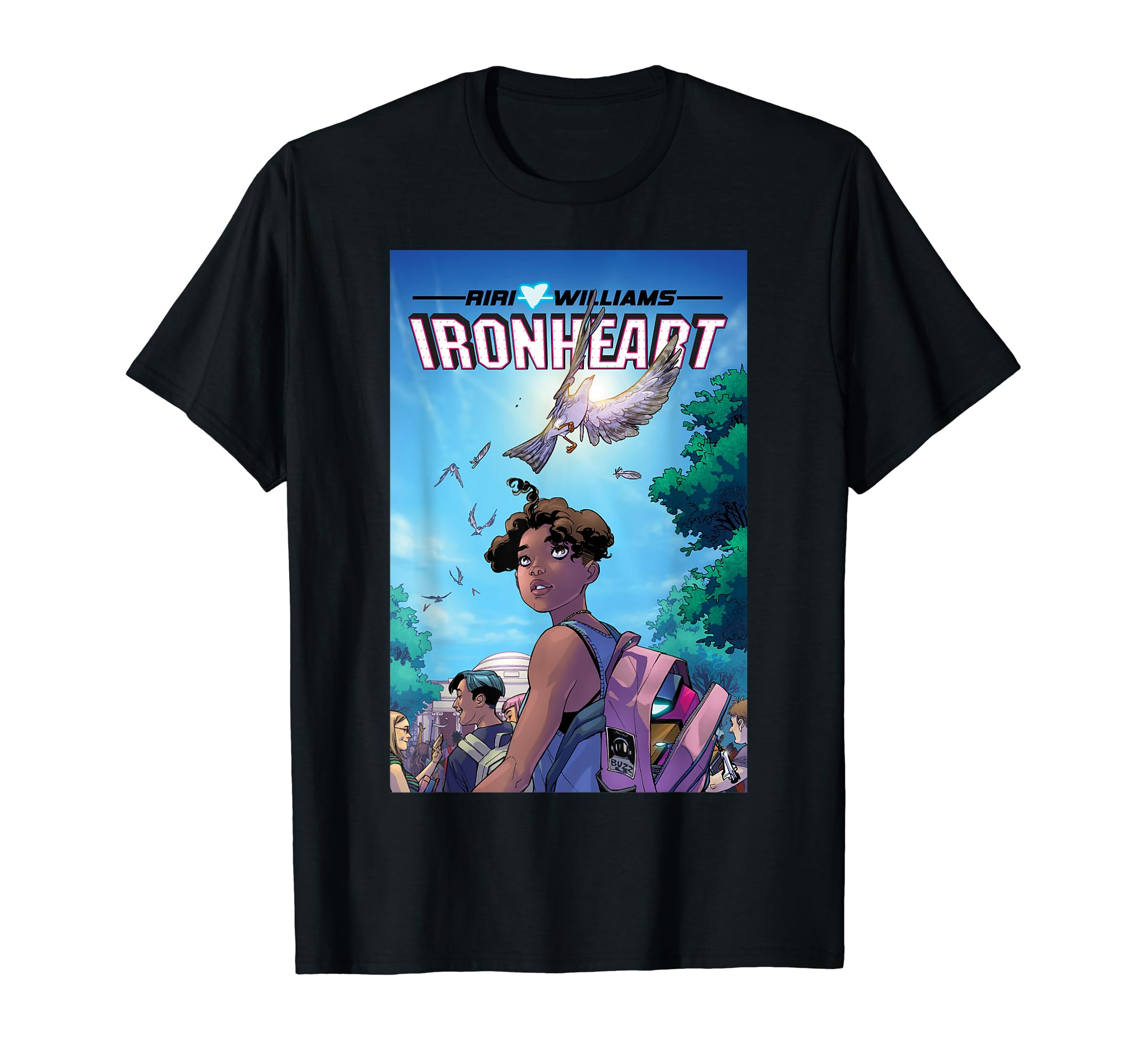 

Marvel Ironheart Kidnapping Oja s Comic Book Cover T-Shirt