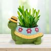 Turtle Plant Pot Decoration High Durability Waterproof Cartoon Cute Turtle Animal Succulents Holder Resin Flower Pot