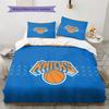 Set Copripiumino Trapuntato con Fantasia New York Knicks Decorazione per la Casa Regalo (1 * copripiumino + 2 * federe senza imbottitura).xwn