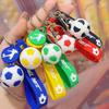 Kreativ Fotballnøkkelring: Mini PVC Fotballanheng Suvenirgave