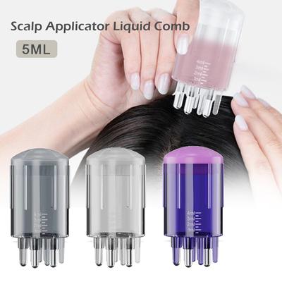 5ml Aplikátor na pokožku hlavy Masážní hřeben pro růst vlasů na hlavě Růst vlasů Tekuté sérum Olej Kartáč Vyživuje vlasové kořínky Hřeben Proti vypadávání vlasů