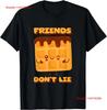 Cute Waffle Friends Dont Lie Lover Squad T Shirt Vintage Washed Designer Clothes Fashion Slightly Breathable Stylish Homme