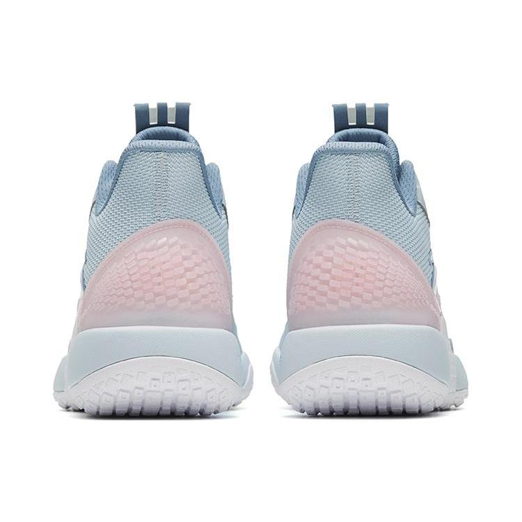 New Anta Anti Slip And Wear Resistant Rebound Low Top Performance Basketball Shoes Blue Pink 112241602-3