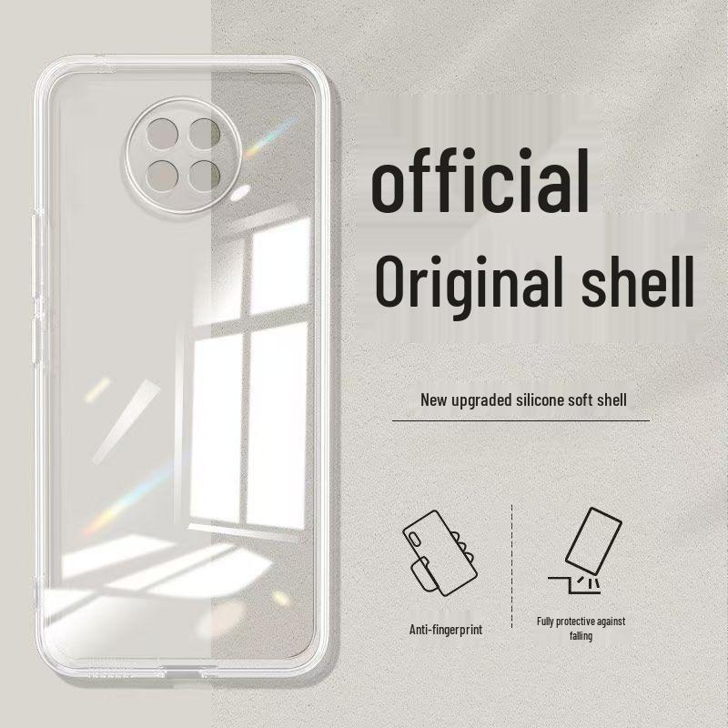 Redmi Note 9 5G Solid Color Liquid Silicone Anti-drop Soft Case