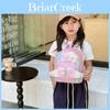 Cute Sequins Heart Shaped Pattern Wings Girls Backpack With Lightweight Pu Material For Kindergarten School Use