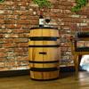 Wine Rack - Creative Cooper - Wooden Barrel - 80x50 Cm - Oak - Handmade
