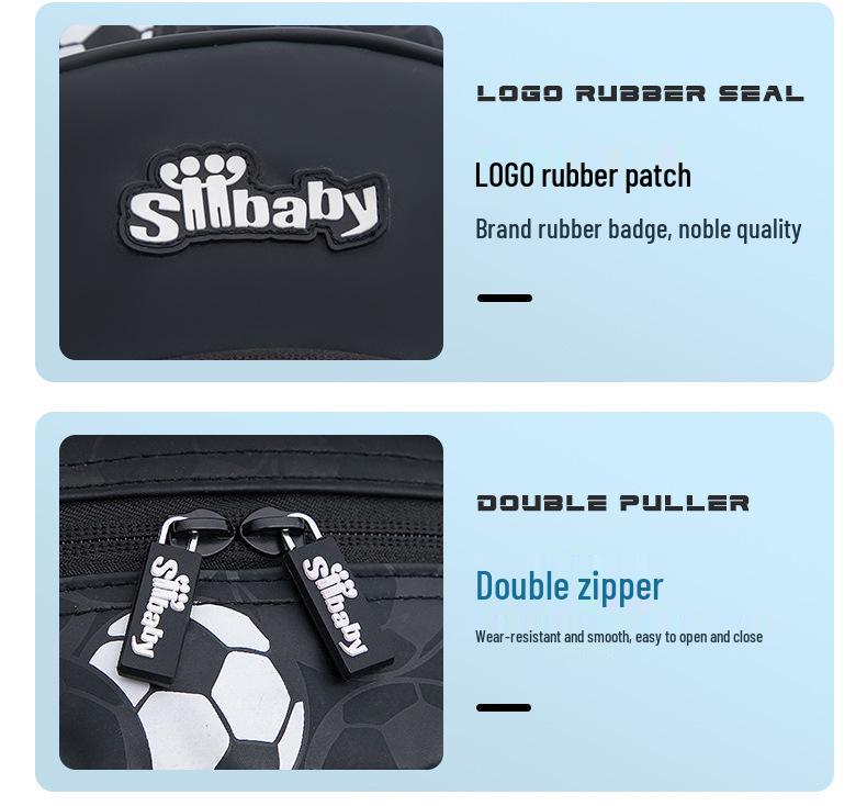 Primary School Backpack for Ages 3 to 12 with Spine Protection and Load Reduction, Suitable for Grades 1 to 3