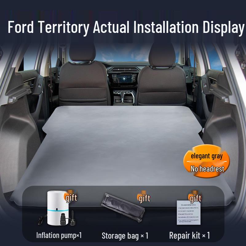 Inflatable Car Mattress for JMC Ford Territory - Rear Seat & Trunk Sleeping Pad Ford Territory 19-21