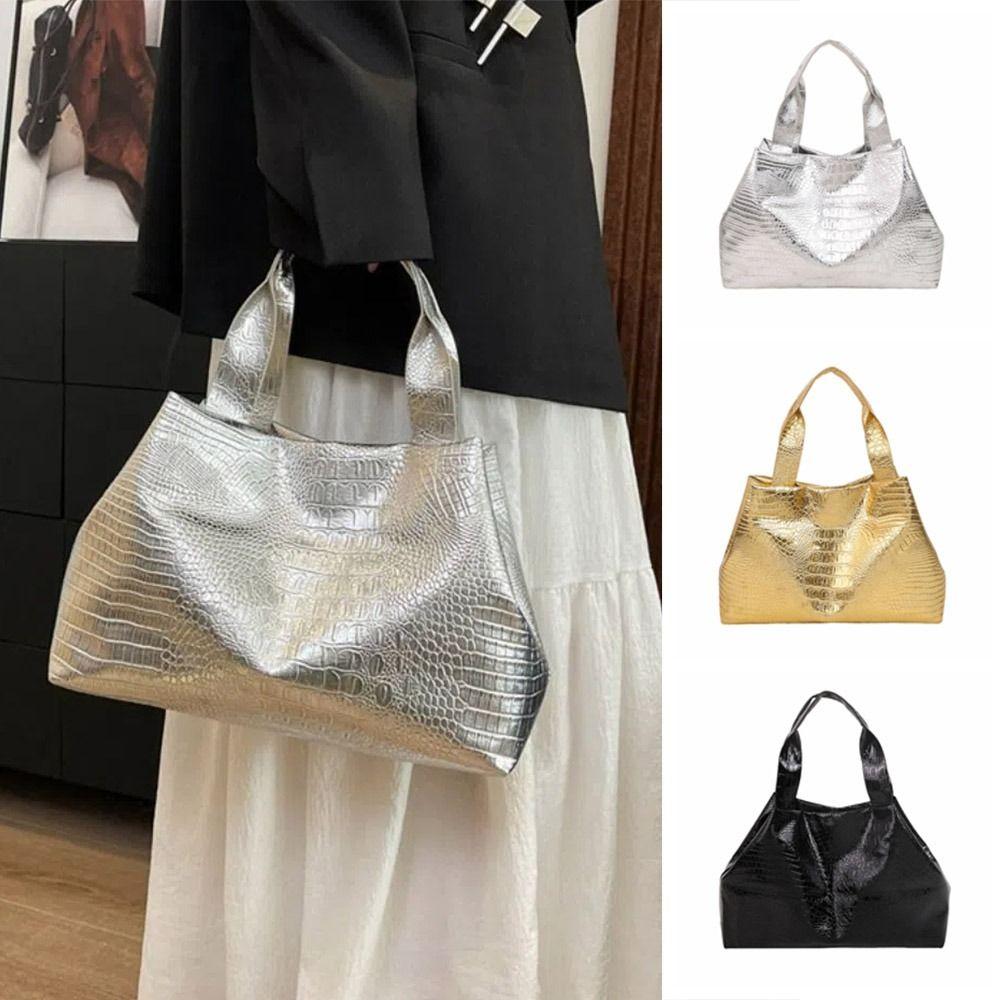 Silver Gold Black Women Hand Bags Luxury Commute Shoulder Bag New Female Tote Bag Lady/Girls