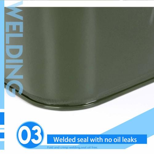 KHK 30-liter Green Vertical Gasoline Can, Fire Prevention Law Compliant, Galvanized Steel, Outdoor Use, Car Emergency Response Supplies